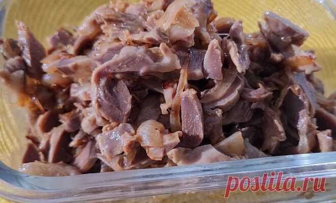 Куриные желудки по-корейски