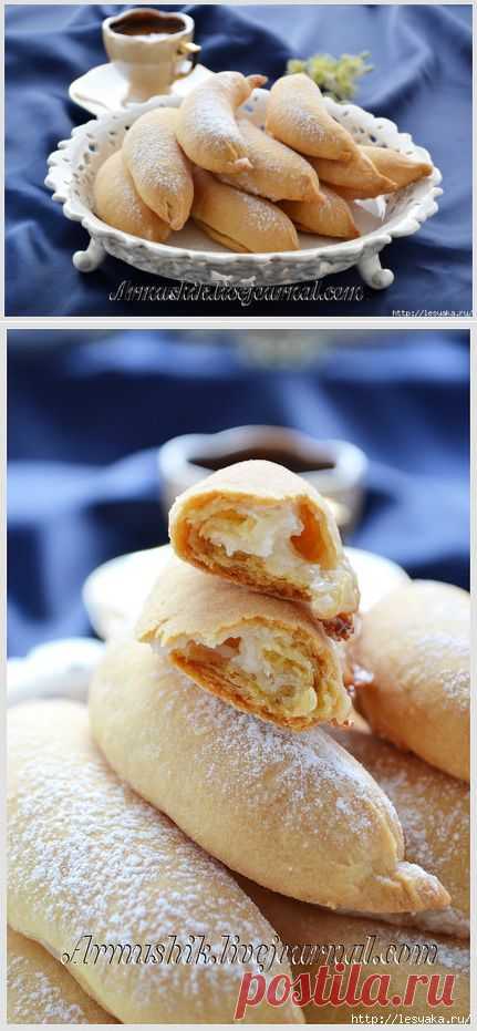 Нежное творожное печенье "Бананчики"