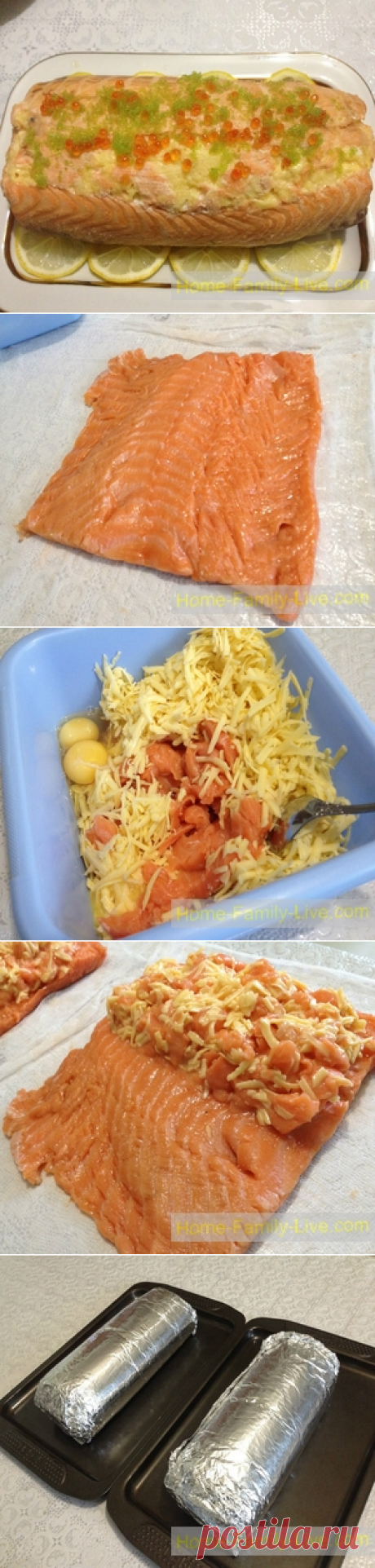 Рулет из семги/Сайт с пошаговыми рецептами с фото для тех кто любит готовить