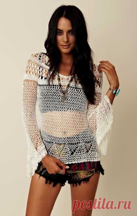 Нежная туника-сетка для дерзких и смелых!