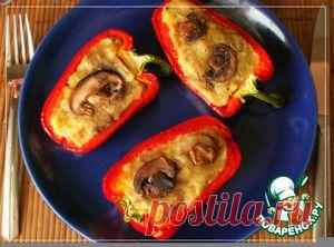 Перцовые чашечки с картофелем - кулинарный рецепт