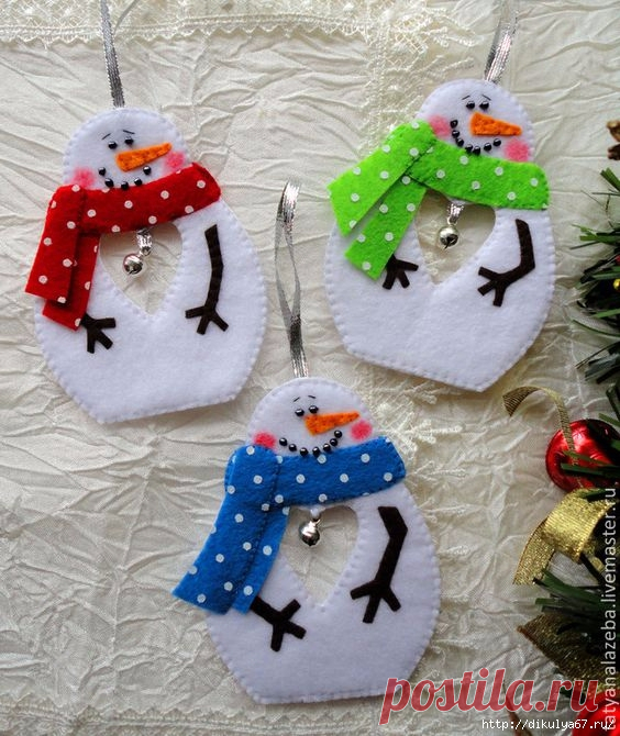 НОВОГОДНИЕ ПОДВЕСКИ - запись пользователя Наталья (Наталья) в сообществе Новый год в категории Новогодний декор