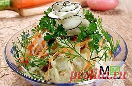 Салат «Русский» - кулинарный рецепт. Миллион Меню