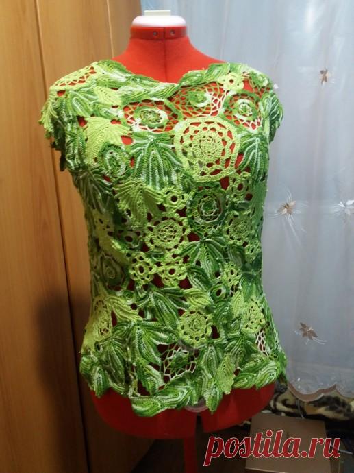 Просто топ из категории Мои работы – Вязаные идеи, идеи для вязания