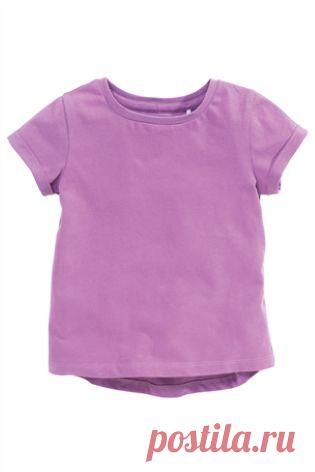 Купить Классическая сиреневая футболка с коротким рукавом (3 мес.-6 лет) - Покупайте прямо сейчас на сайте Next: Россия