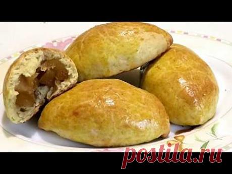 Быстрое творожное тесто.Пирожки с яблоками/Fast cottage cheese dough. Apple pies