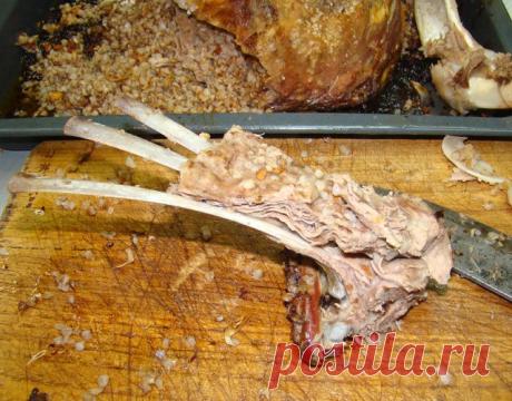 Foodclub — кулинарные рецепты с пошаговыми фотографиями. Бараний бок с гречневой кашей.