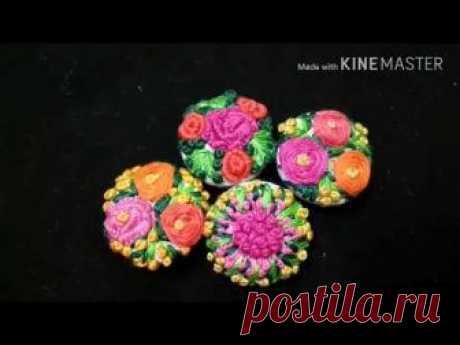 160-Fancy floral buttons (Hindi /Urdu)