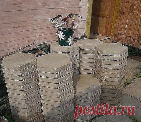 Тротуарная плитка своими руками