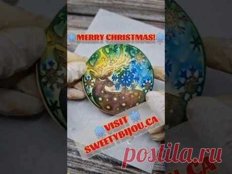 🎄Christmas tree ornament ❄️Christmas project #christmasproject #christmastree #handmade #polymerclay