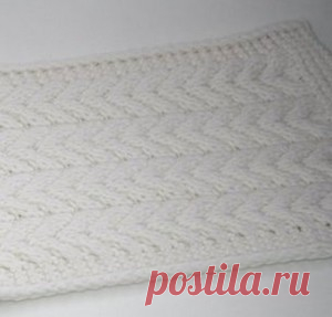 Край изделия спицами. Красивый. Описание. | razpetelka.ru