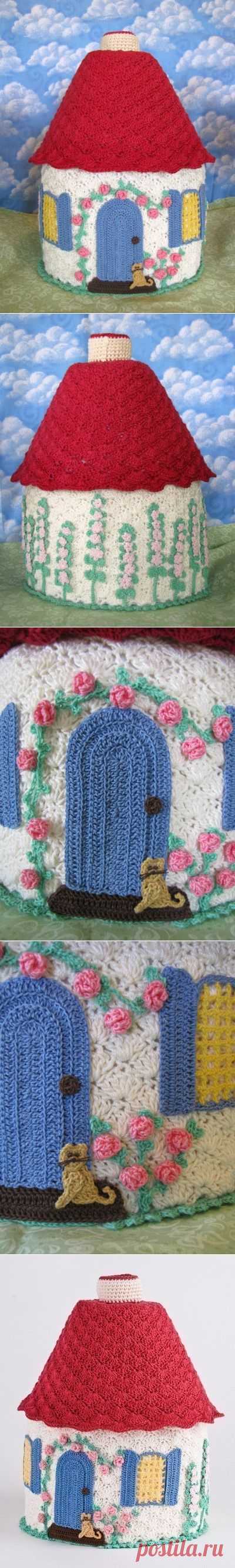 PDF Crochet Pattern English Country Cottage Cozy by BellaCrochet
