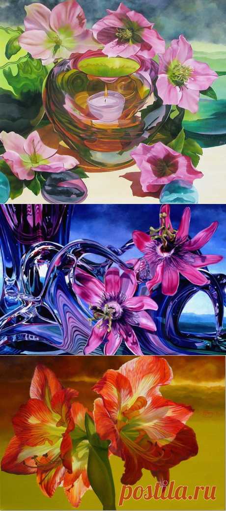 Фейерверк натюрмортов и цветов от Hilary Eddy.