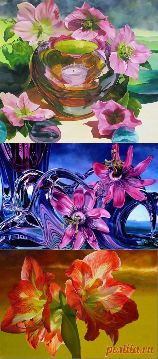 Фейерверк натюрмортов и цветов от Hilary Eddy.