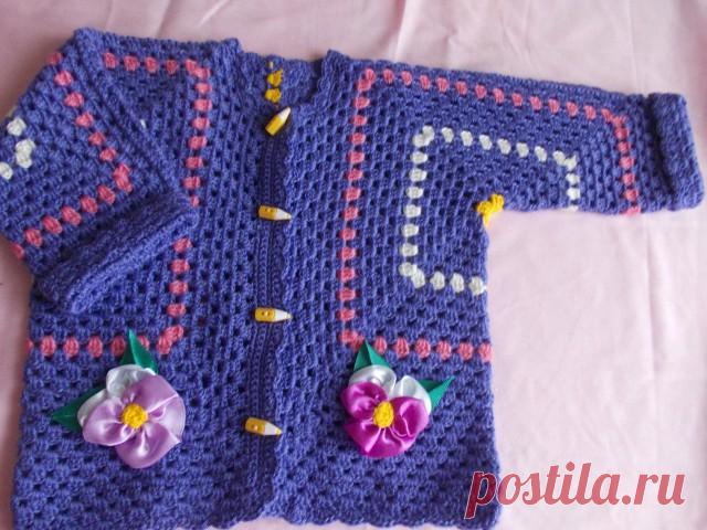 И я рекомендую этот простой способ вязания шестиугольником