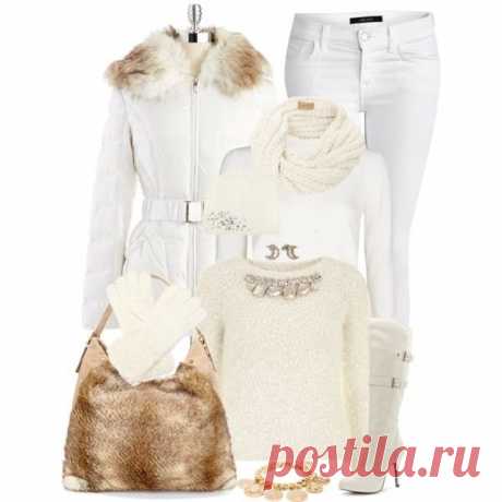В ожидании снега: 10 белоснежных зимних look`ов » MAKATAKA