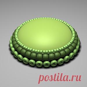 Обшиваем кабошоны. » Вышивка бисером » Форум @ Рукодельница