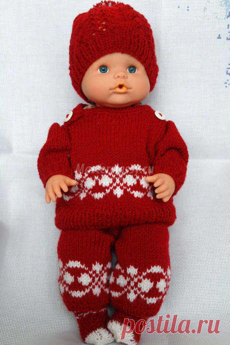 Вязание. Одежда для куклы baby born. Пошаговый мастер-класс