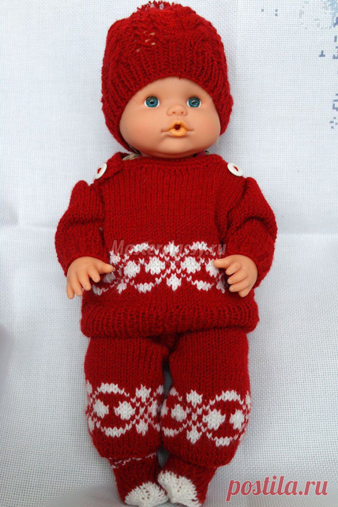 Вязание. Одежда для куклы baby born. Пошаговый мастер-класс