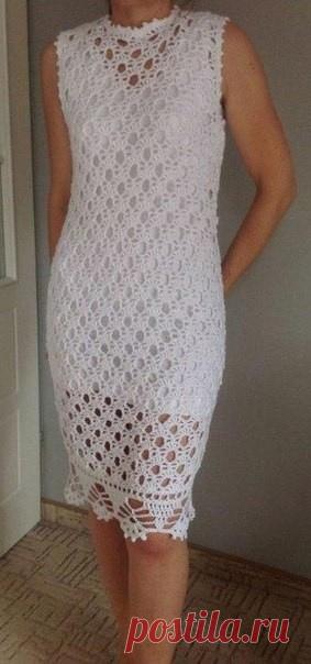 Платье крючком