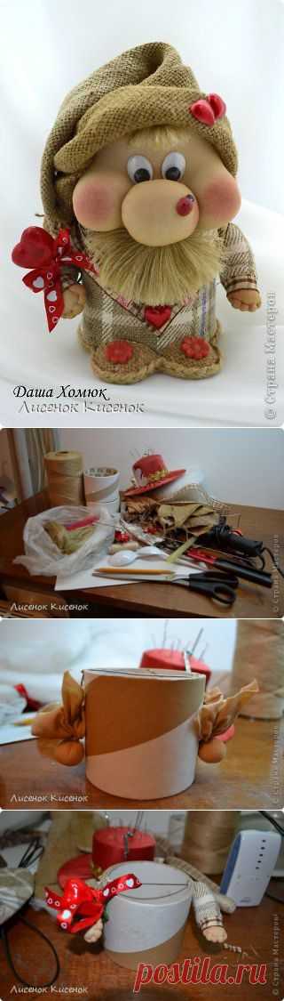 ДОМОВЕНОК ИЗ МЕШКОВИНЫ, МАСТЕР-КЛАСС - Рукоделие