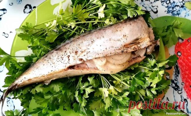 Сочная скумбрия в фольге в духовке