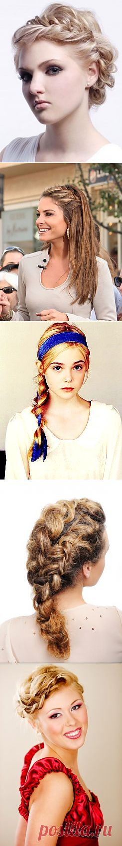 12 эффектных косичек и пучок / Прически / Модный сайт о стильной переделке одежды и интерьера