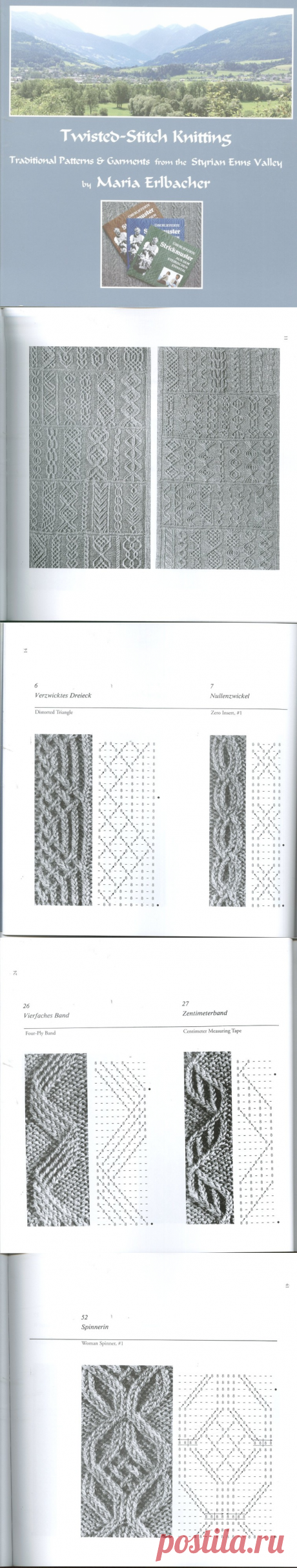 Twisted-Stitch Knitting. Maria Erlbacher.