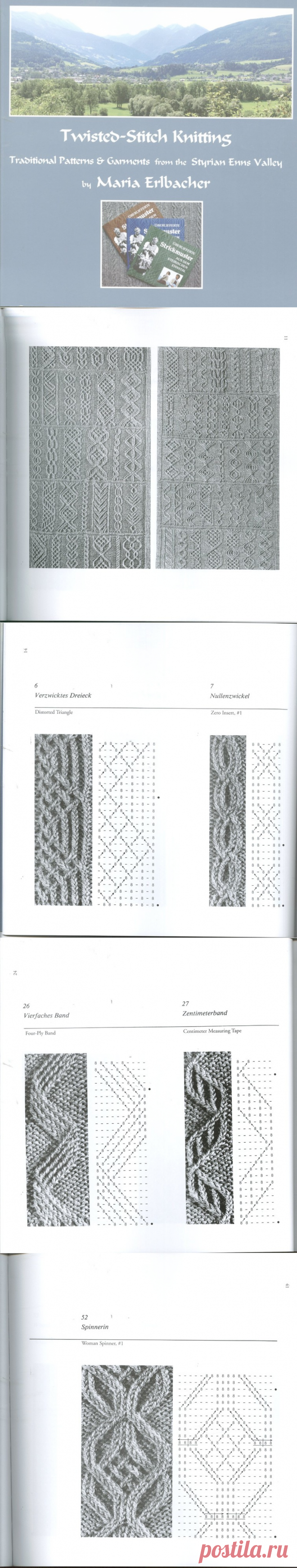 Twisted-Stitch Knitting. Maria Erlbacher.