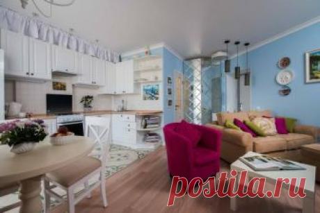 Функциональный интерьер однокомнатной квартиры Название объекта: Light Blue
Год реализации: 2016
Месторасположение: Киев, Украина
Новый проект дизайнера интерьеров Елены Терентьевой оригинален и узнаваем.
Однокомнатная квартира площадью всего 37 к...