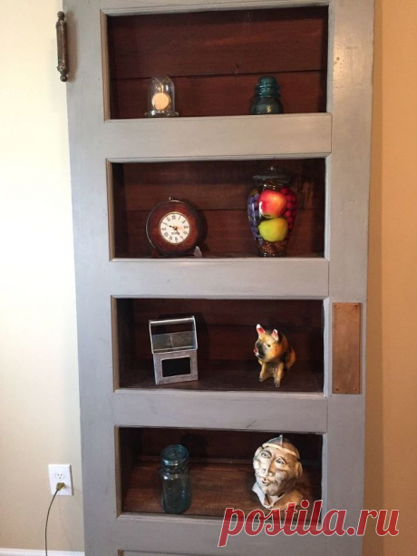 How to Transform An Old Door Into The Cutest Shelves | Hometalk