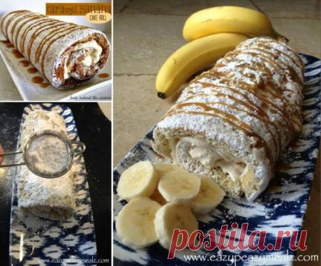 Карамельно Банановый Торт Ролл-Это Стопор | В WHOot