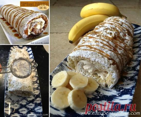 Карамельно Банановый Торт Ролл-Это Стопор | В WHOot