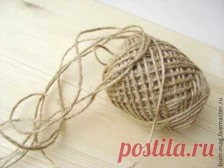 Купить Джутовый шпагат - упаковка, упаковочный материал, упаковочный наполнитель, бежевый, джут, джутовый шпагат