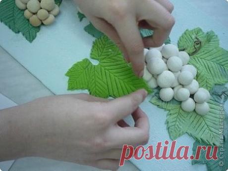 МК "Виноград" из соленого теста