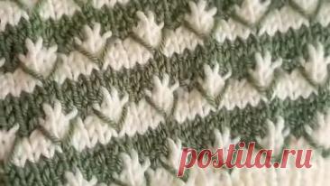 Узор спицами