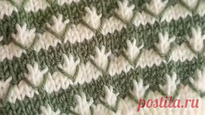 Узор спицами