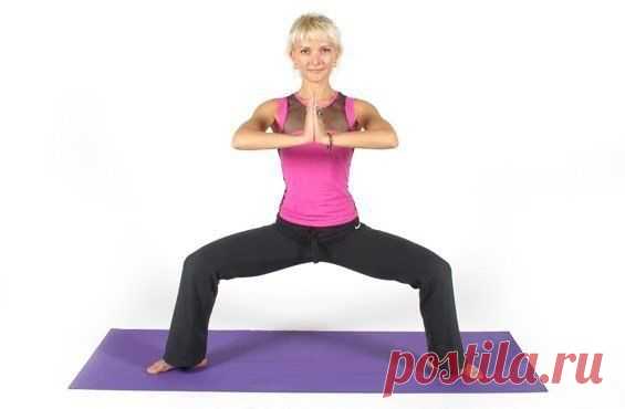 Комплекс упражнений силовой йоги для похудения.