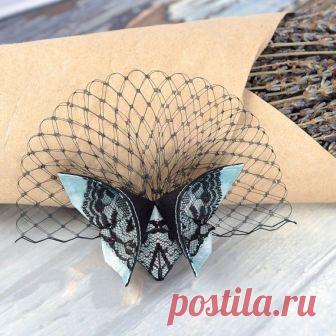 Бабочки оригами из ткани — Сделай сам, идеи для творчества - DIY Ideas