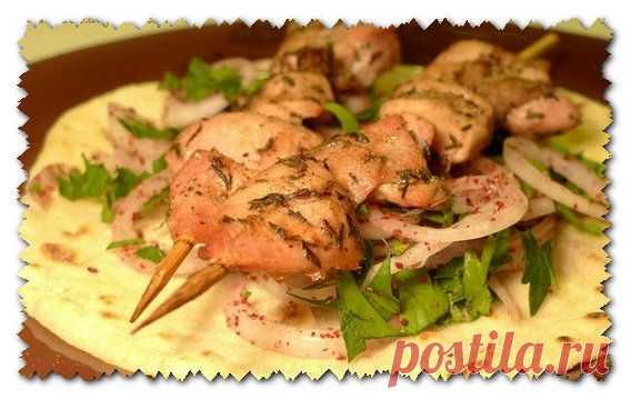 ШИШ - ТАУК (шашлычки из куриной грудки по-ливански)