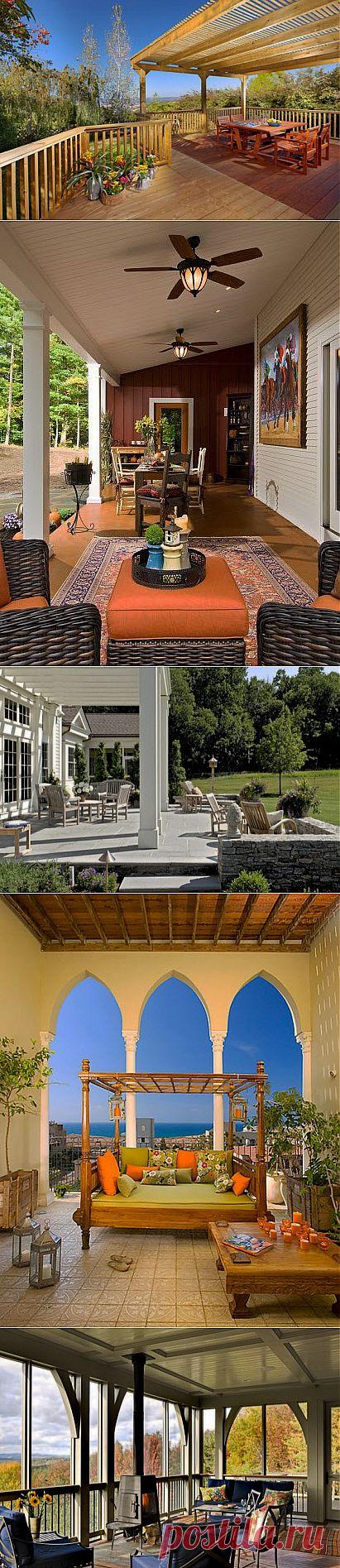 (+1) тема - Веранда - фотопримеры | УЮТНЫЙ ДОМ | советы