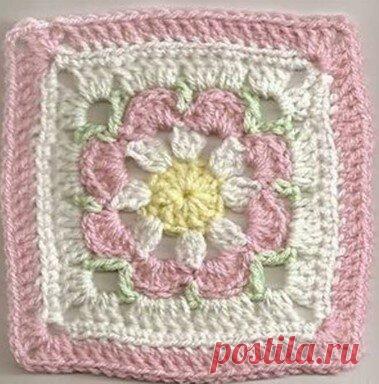 ТОП-10 феерически красивых квадратных мотивов для вязания потрясающих вещей! | Вязалки Веселого Хомяка | Яндекс Дзен