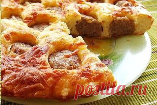 Кулинария >Пирог с фрикадельками