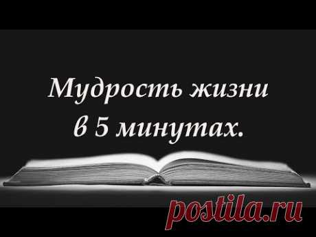 Мудрость жизни в пяти минутах. 💯  Слова со смыслом.  Большая подборка Лучших цитат. Жизнь.