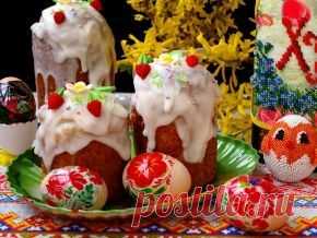 Творожный кулич без дрожжей