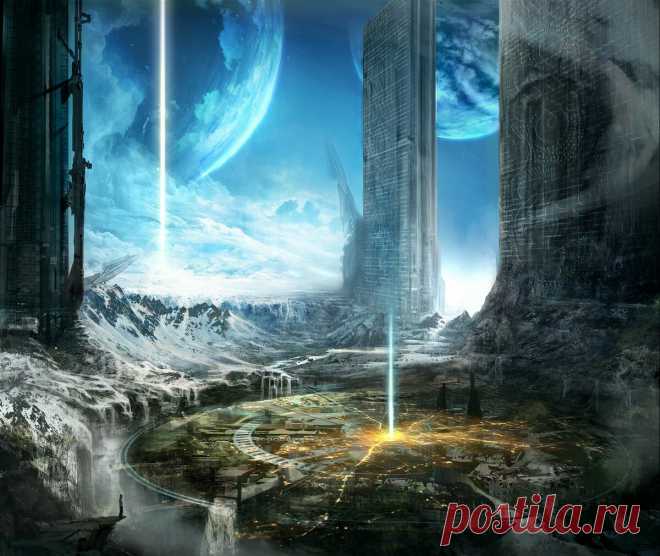 «Fantasy Cityscape - /wg/ - Wallpapers/General - 4archive.org» — карточка пользователя Татьяна А. в Яндекс.Избранном