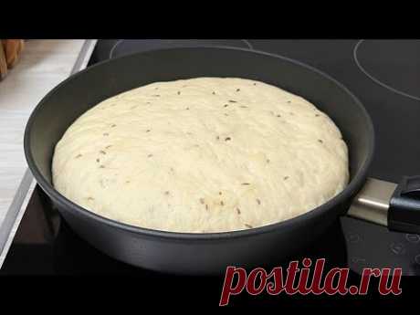 Хлеб 🍞 на сковороде за 1,5 часа