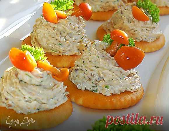 Грибная закуска на крекерах рецепт 👌 с фото пошаговый | Едим Дома кулинарные рецепты от Юлии Высоцкой