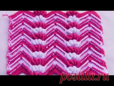 Punto para prendas de invierno tejidos a crochet - YouTube