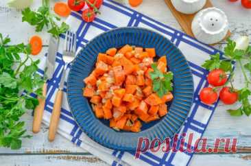 Тушеная морковь с луком на сковороде рецепт фото пошагово и видео - 1000.menu
